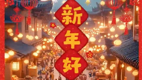 喜迎蛇年 新春祝福AI視頻
